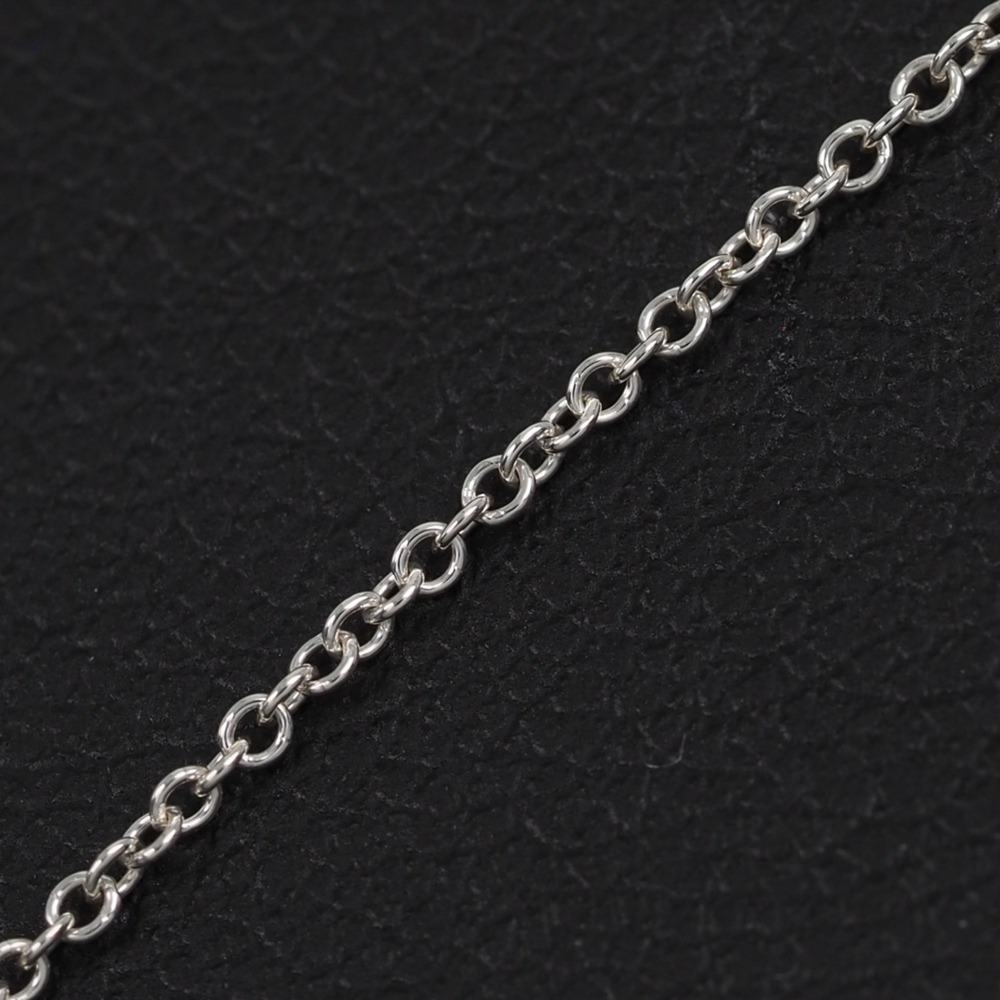 TIFFANY 1837 Interlocking Circle Silver 925 x Rubedo Metal Women's Necklace - Picture 4 of 8